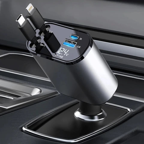 120V Retractable Car Charger