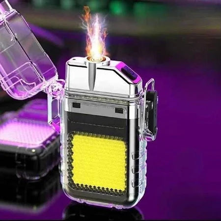 SparkLite Duo – Electric Lighter & Flashlight in One