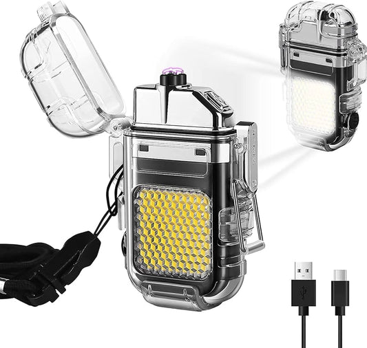 SparkLite Duo – Electric Lighter & Flashlight in One