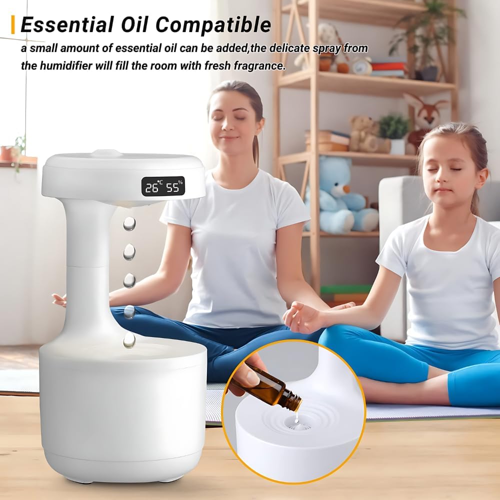 ✨ Anti-Gravity Water Droplet Humidifier 🌊