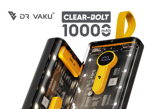 Transparent 10,000mAh Power Bank