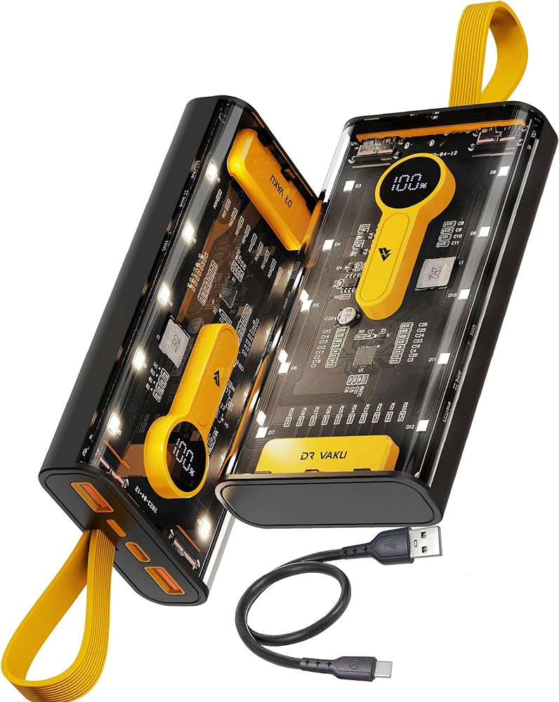 Transparent 10,000mAh Power Bank