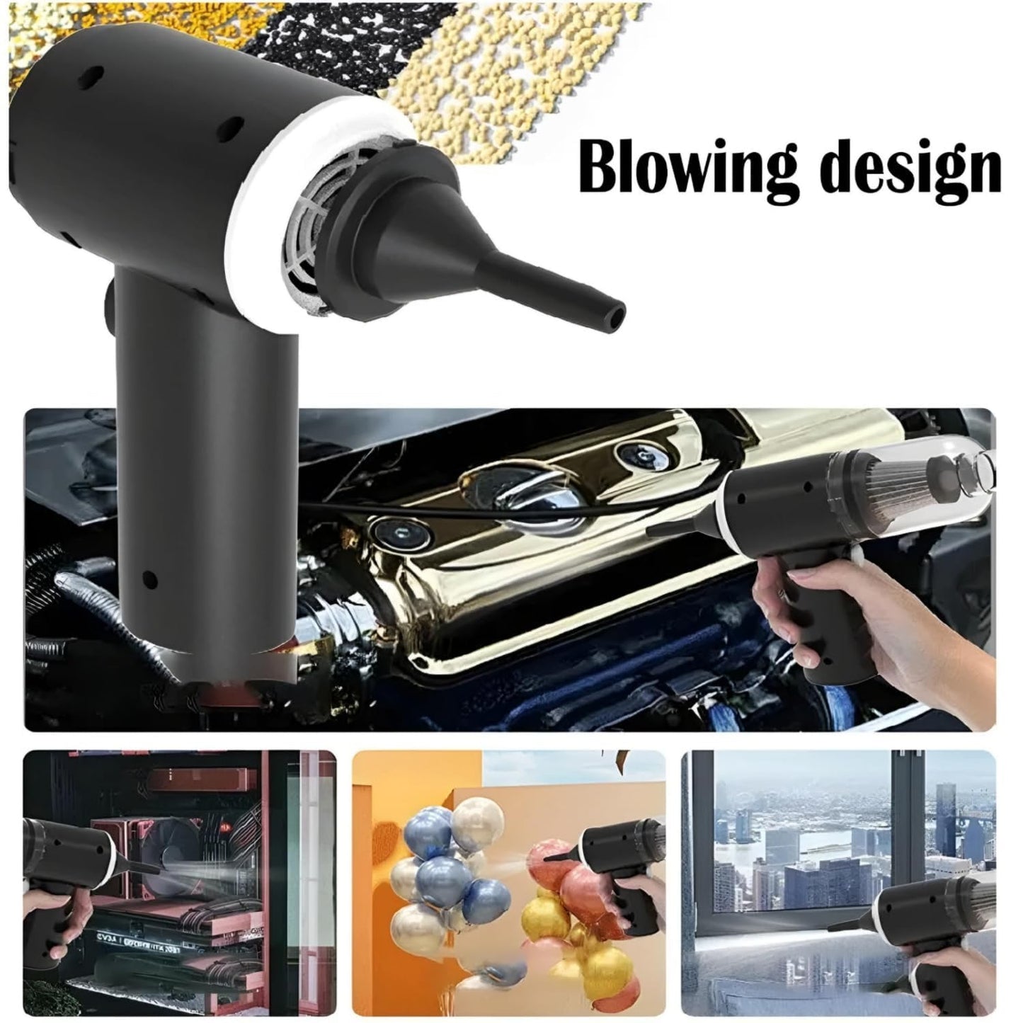 3IN1 Portable Car Vacuum Cleaner